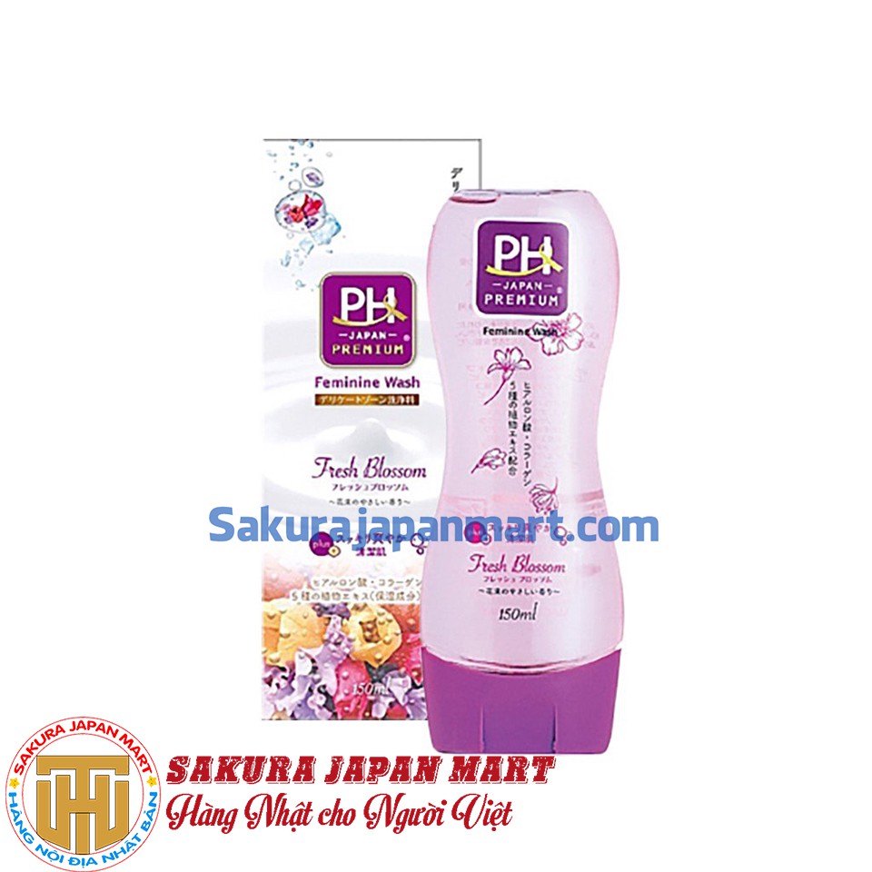 Dung dịch vệ sinh phụ nữ pH Care Japan Premium 150ml màu tím